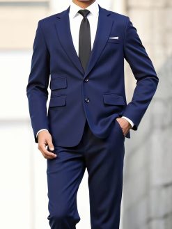 Teen Boys’ 2-Piece Business School Uniform Suit